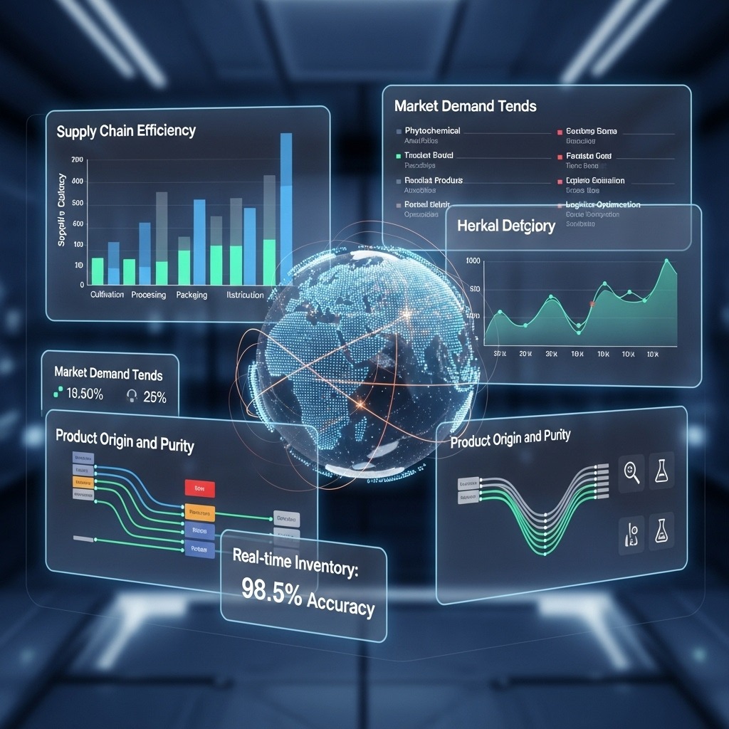 지구를 중심으로 의료 데이터가 교차하며 공급망의 투명성이 강화되고, 온카스터디의 실시간 검증 기술이 연상되는 미래적 풍경