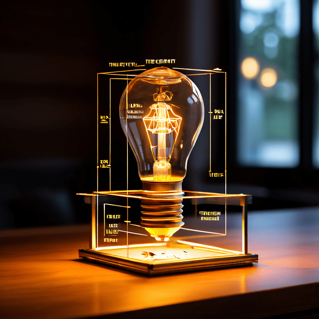 투명 상자 안의 전구가 테스트, 평가, 승인 단계를 거치는 과정을 나타낸 흐름도 모습이다.