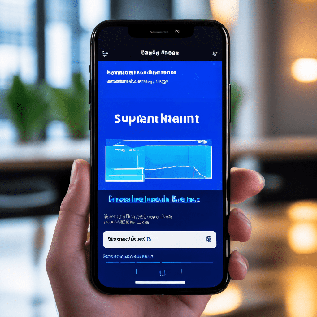 스마트폰 화면에서 은행 앱 인터페이스를 배경으로 '잔액 부족' 경고와 함께 '지금 입금하기' 팝업 창이 강조되어 표시된 모습을 보여줍니다.