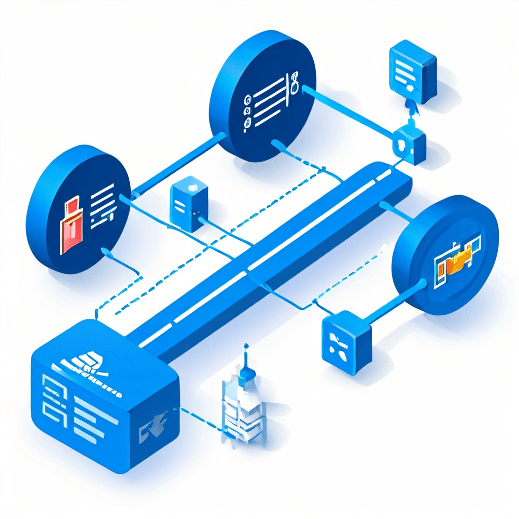 프로모션 위젯이 데이터베이스와 연결되어 단계별 데이터 동기화 및 구현 과정을 화살표로 설명하는 플로우차트 다이어그램입니다.