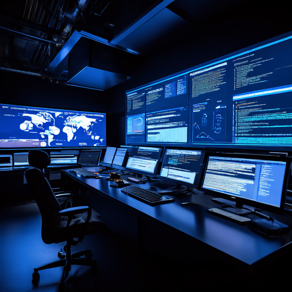 정책 문서의 검증된 항목과 현대적인 통제실의 실시간 데이터 모니터링 팀이 효율적인 위기 대응 시스템의 가동을 보여주는 이미지입니다.