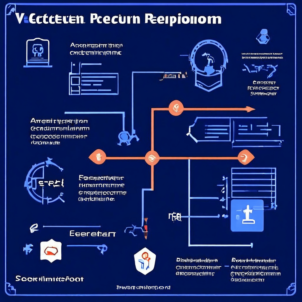 포인트 안전 환급을 위한 검증, 보안, 승인 단계를 아이콘과 함께 설명한 보안 기준 체크리스트 또는 순서도 이미지입니다.