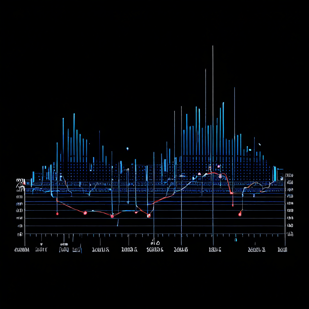 예상된 신호와 비교하여 깨끗한 시간 지연과 불규칙한 이상치 스파이크를 보이는 두 개의 선 그래프로 신호 처리에서 정상 패턴과 이상치를 시각적으로 비교한 차트입니다.