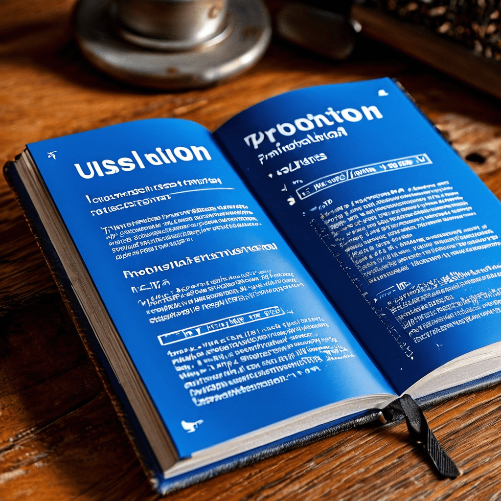 사용자 보호 가이드 매뉴얼이 펼쳐져 있으며, 책 속에는 실천 가능한 단계와 보호를 상징하는 방패 아이콘이 디지털 보안 배경 위에 명확하게 제시되어 있습니다.