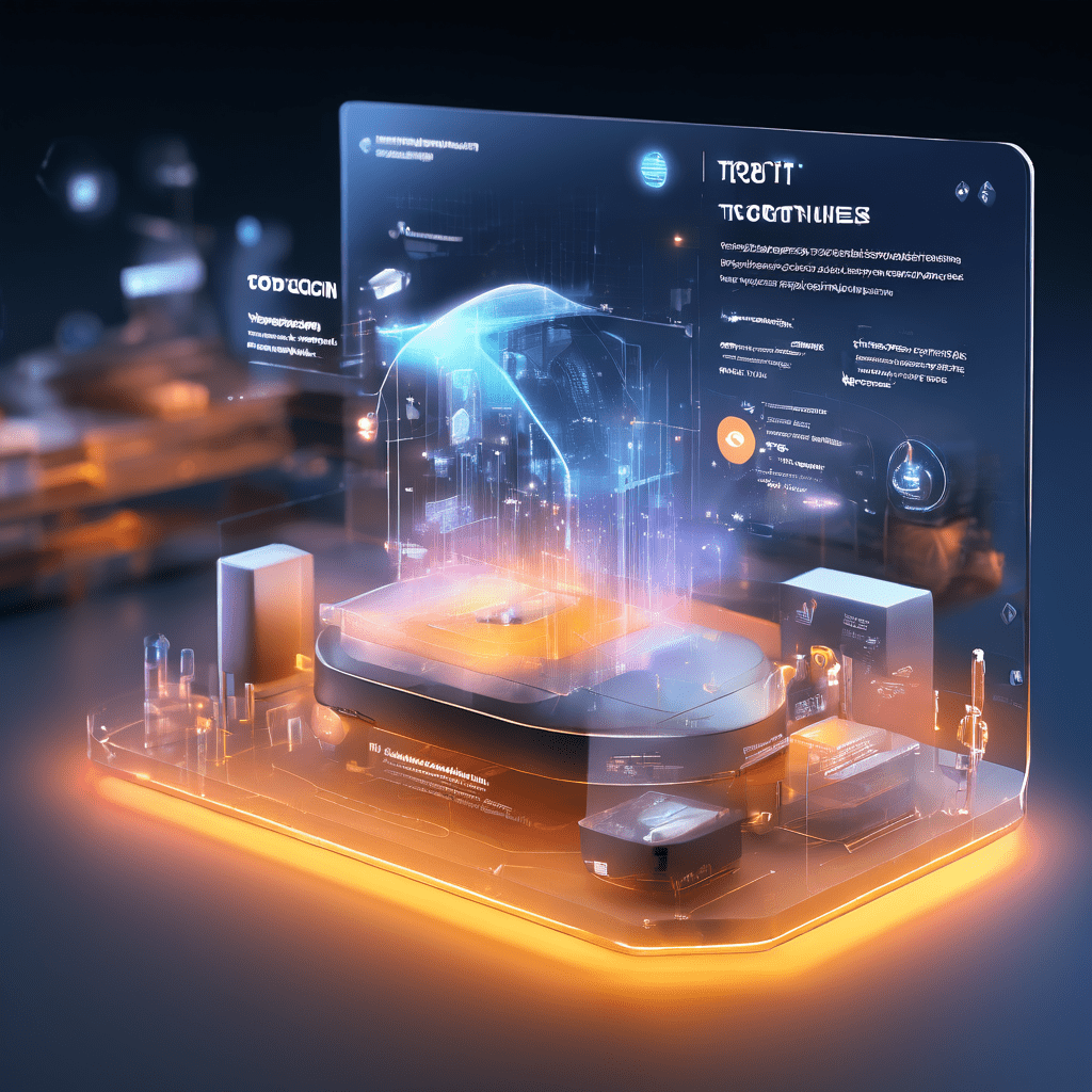 Abstract digital interface showing complaint records as glowing data paths and secure service layers, representing community...