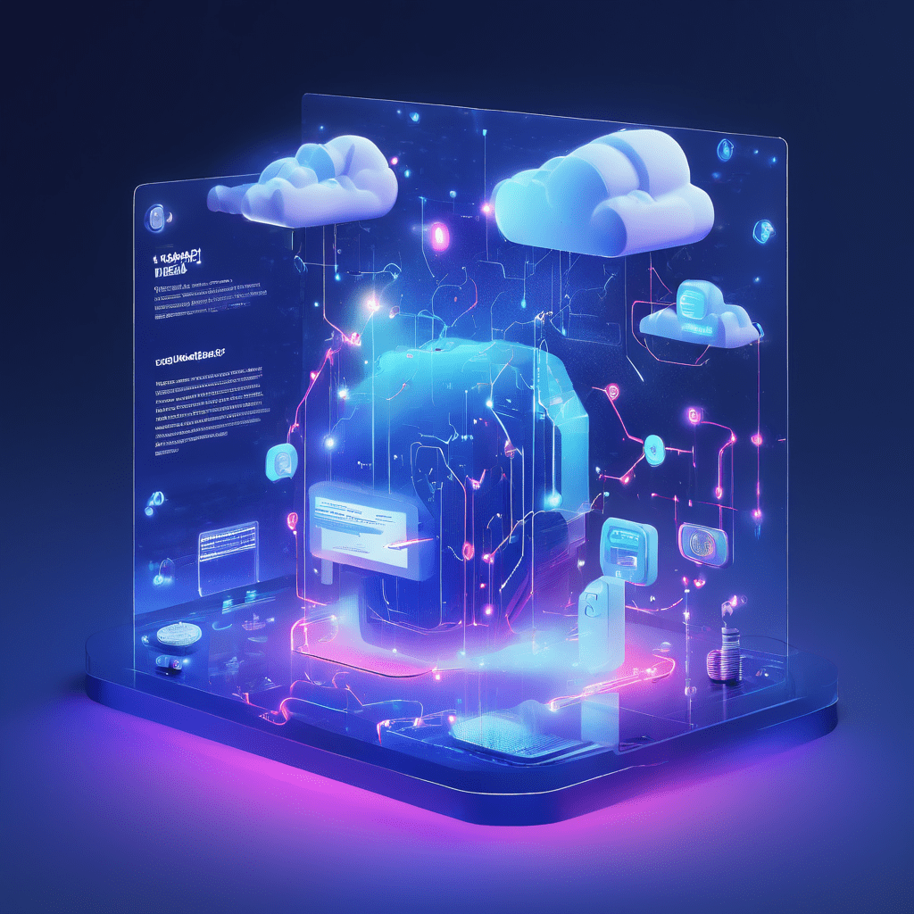 Digital platform interface showing a complaint resolution workflow with clear data flow and secure cloud infrastructure.