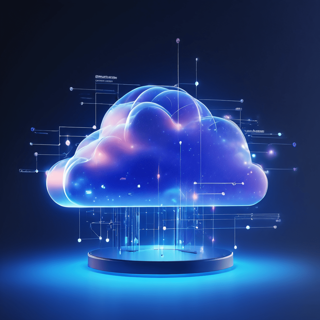 A premium fintech platform scene showing layered cloud infrastructure and data flow, representing visible withdrawal status and...
