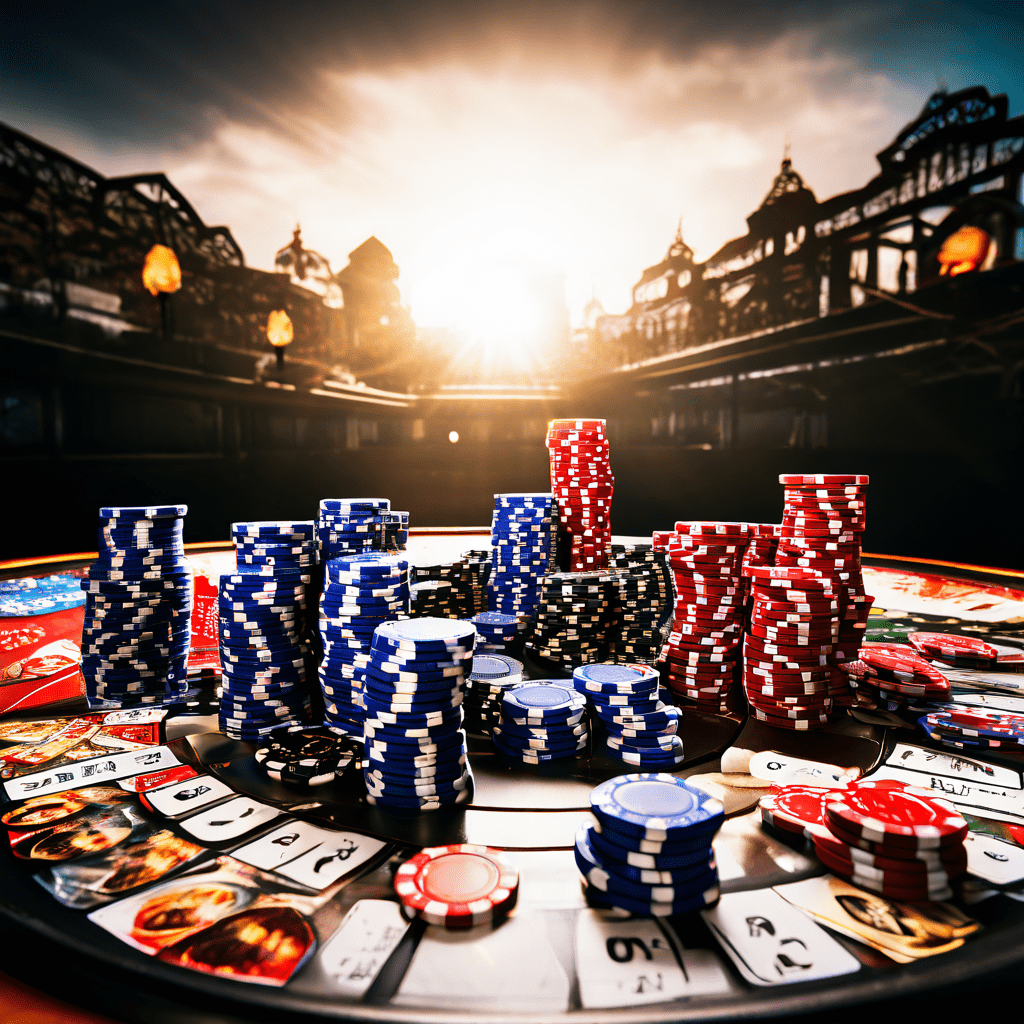A photorealistic editorial photograph showing a sharp contrast between a traditional gambling community and a modern gaming platfo