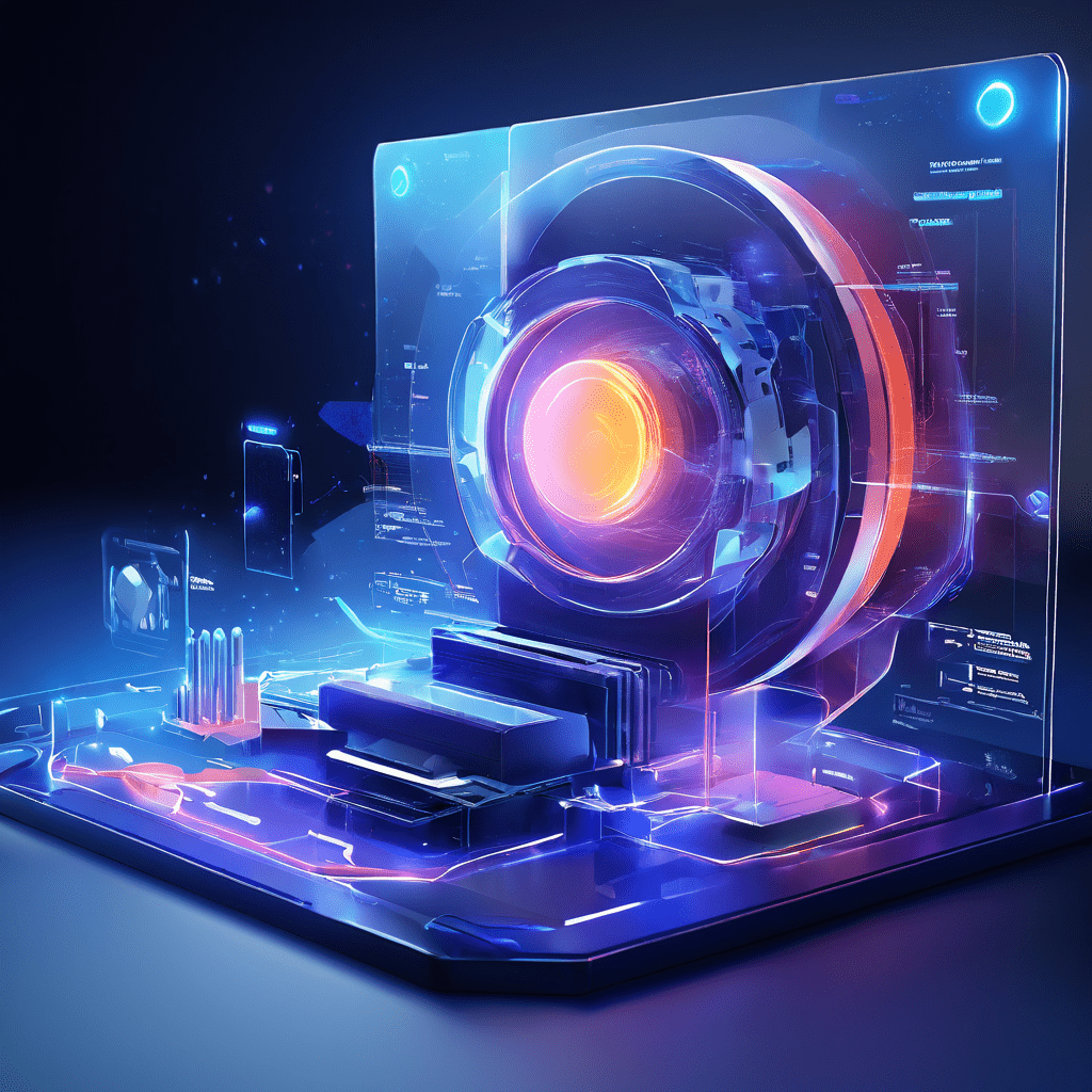 Layered digital interface showing session patterns and data paths with secure glow and connected workflow layers.